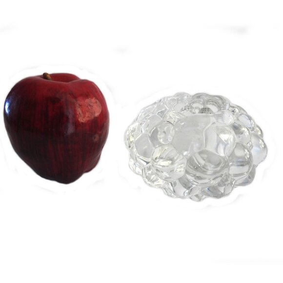 Orrefors Raspberry Crystal Votive Candle Holder Sweden - Picture 5 of 5